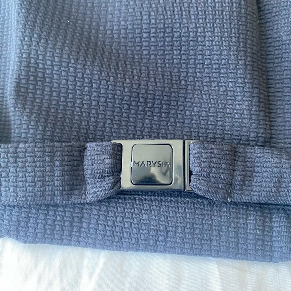 Marysia Black Bikini set Mott High Neck Bikini top & Antibes bottom. Sz L - Picture 5 of 7